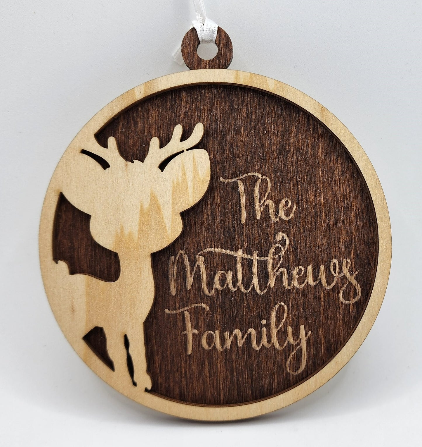 Two layered Christmas Ornament