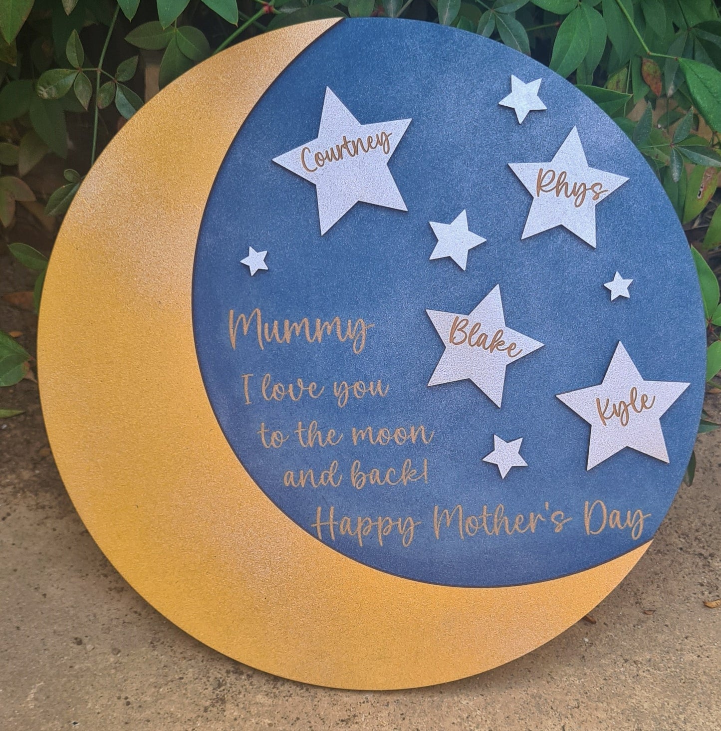To the moon and stars