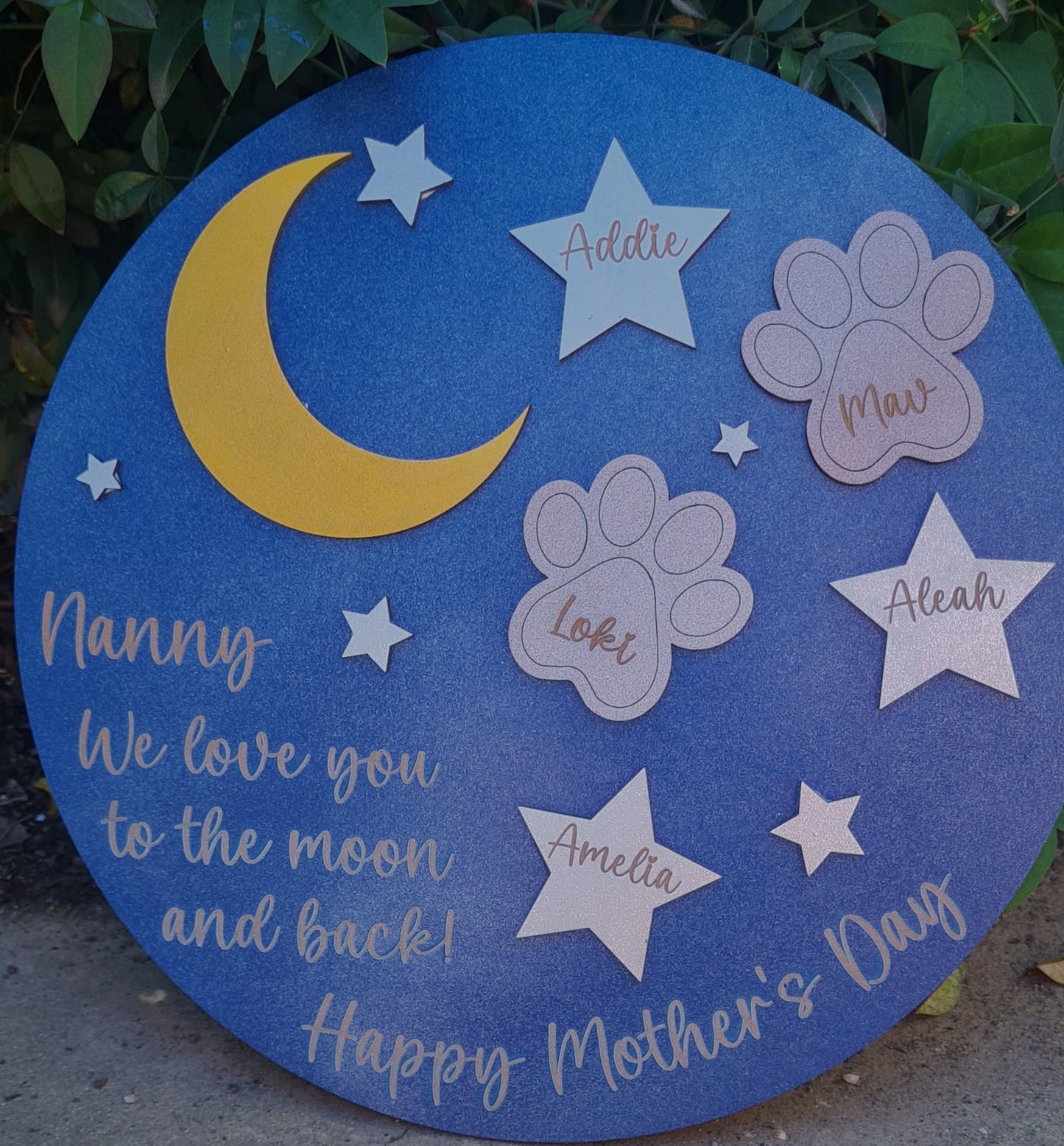 To the moon and stars