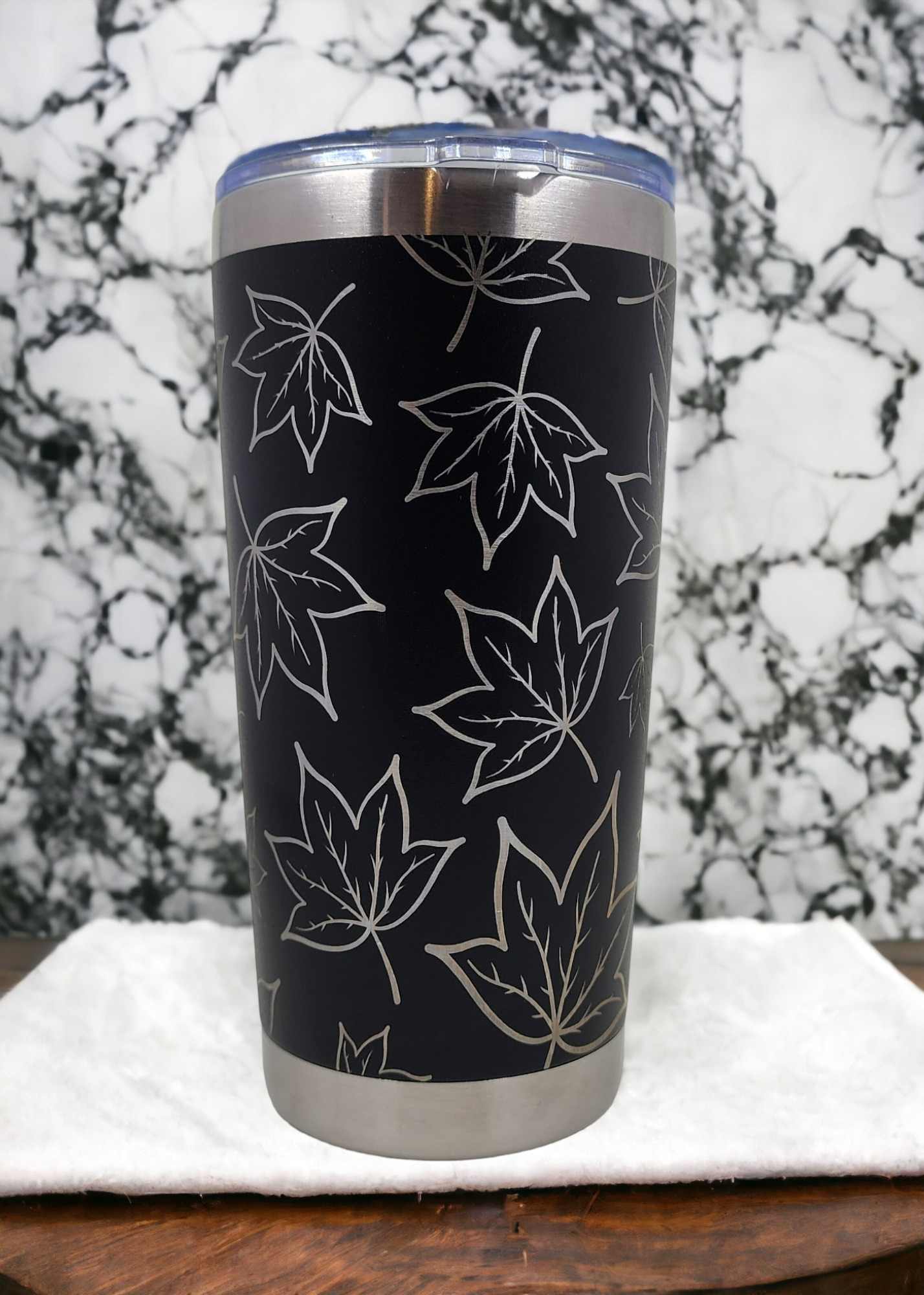 Laser engraved insulated tumbler - customised*