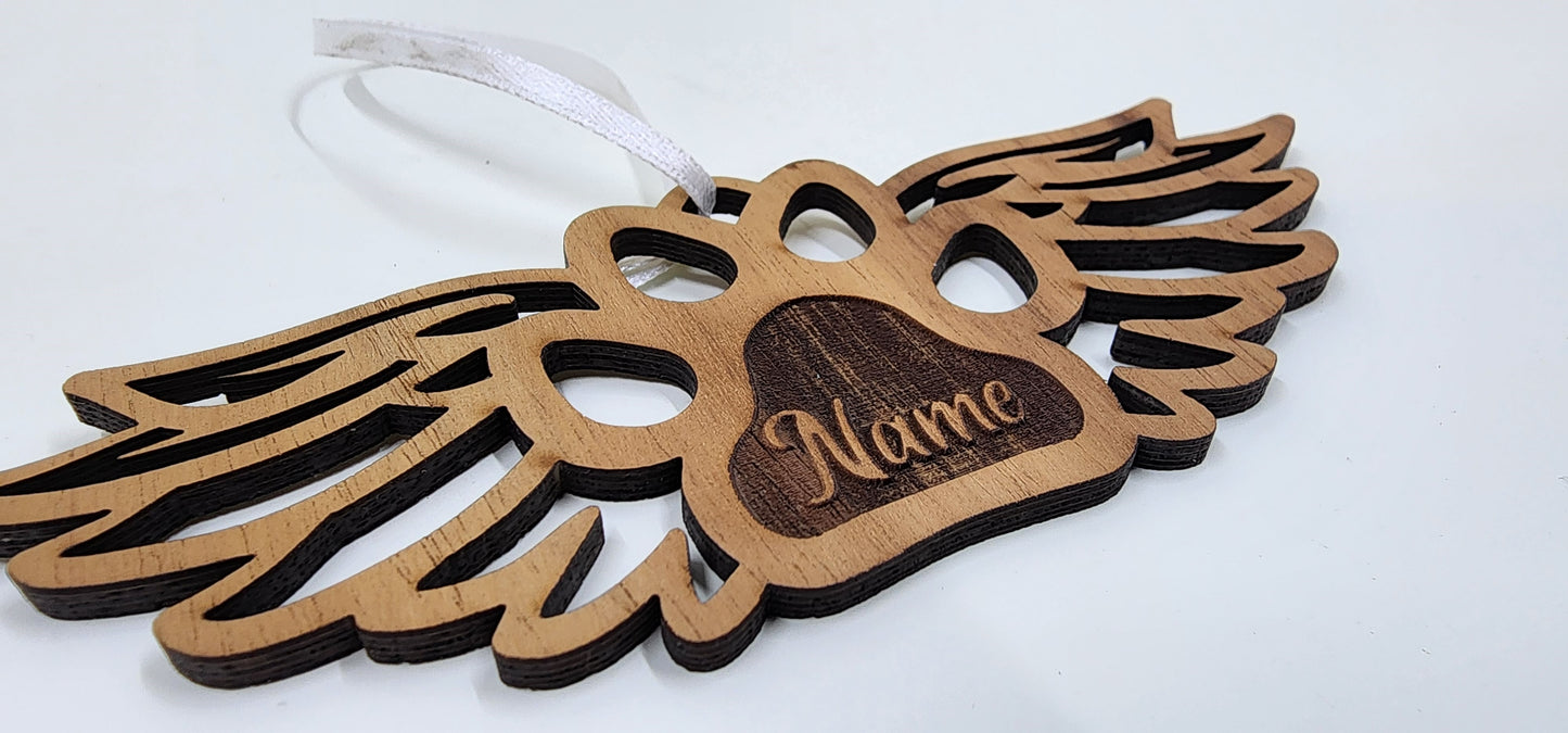 Pet Memorial Ornament (wooden)