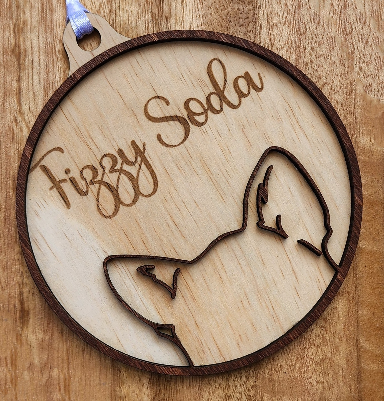 Wooden Dog ear ornaments