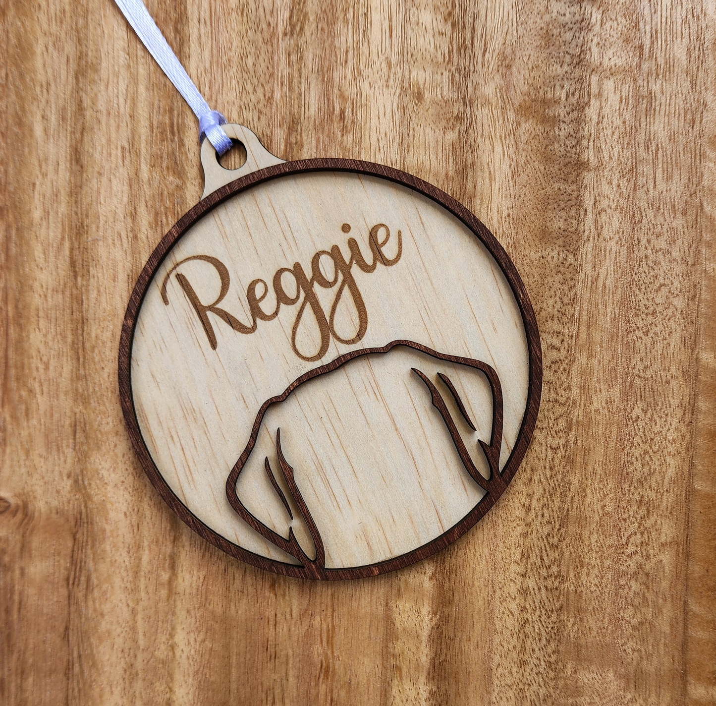 Wooden Dog ear ornaments