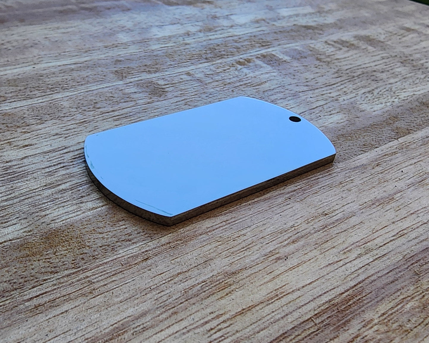 Stainless steel pendant/key ring