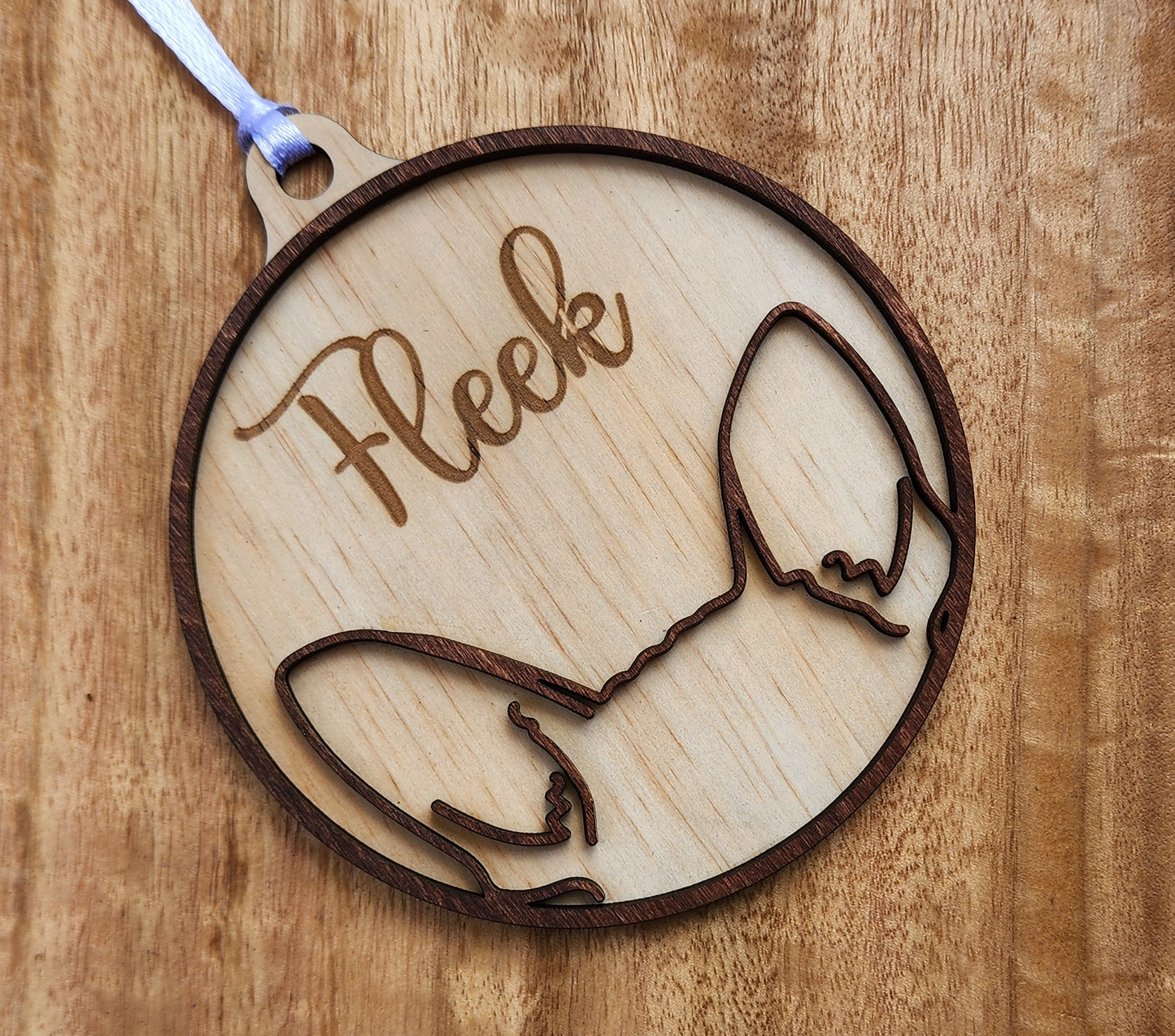 Wooden Dog ear ornaments
