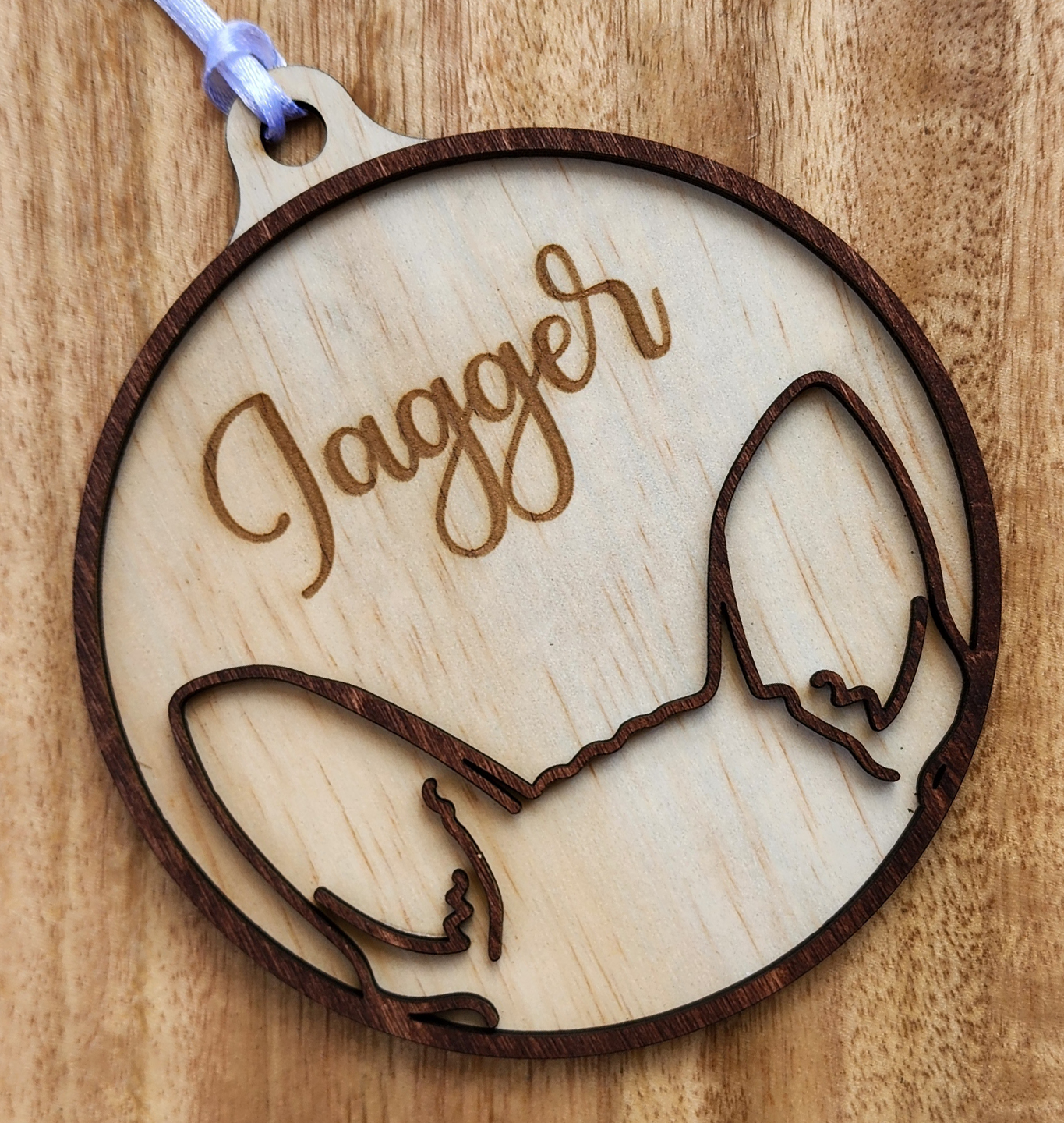 Wooden Dog ear ornaments