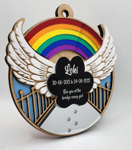 Rainbow bridge pet memorial