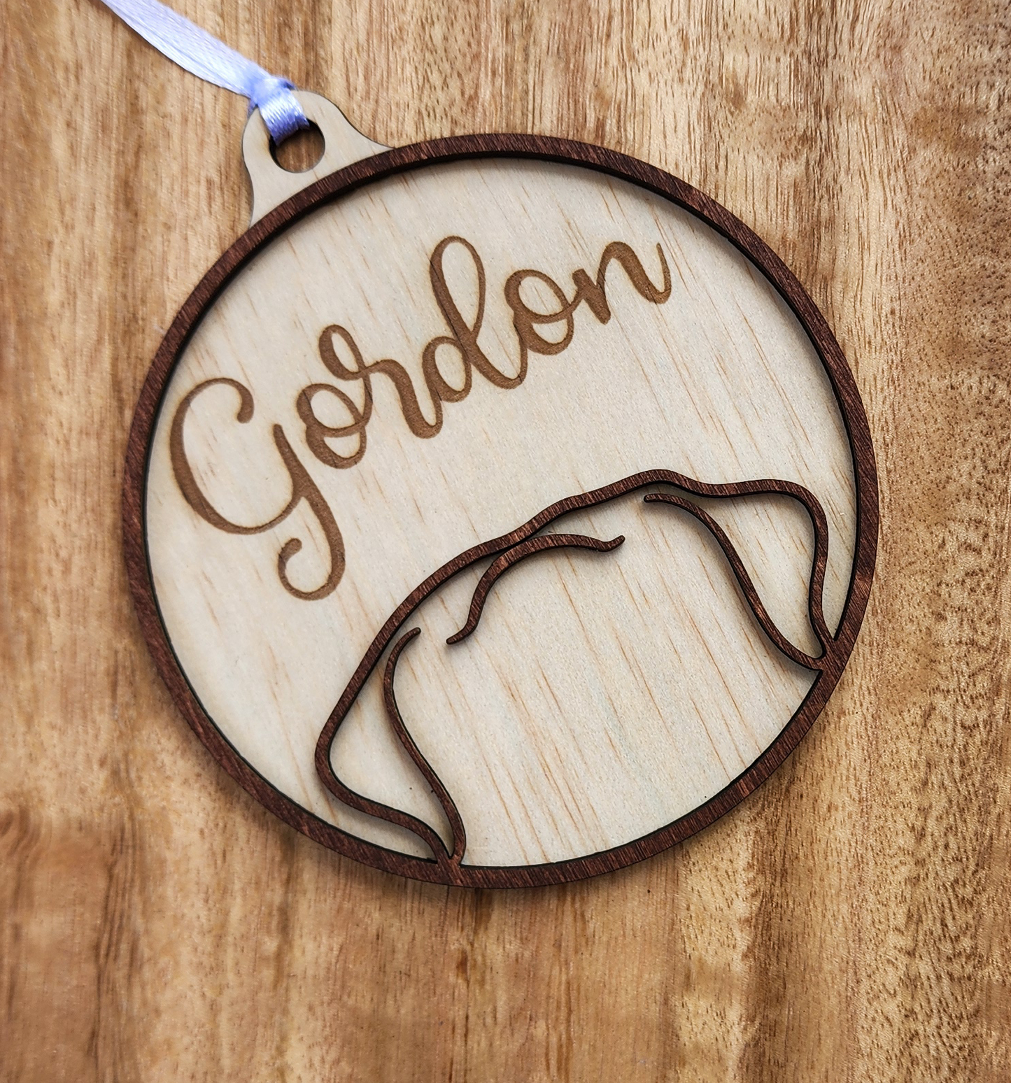 Wooden Dog ear ornaments