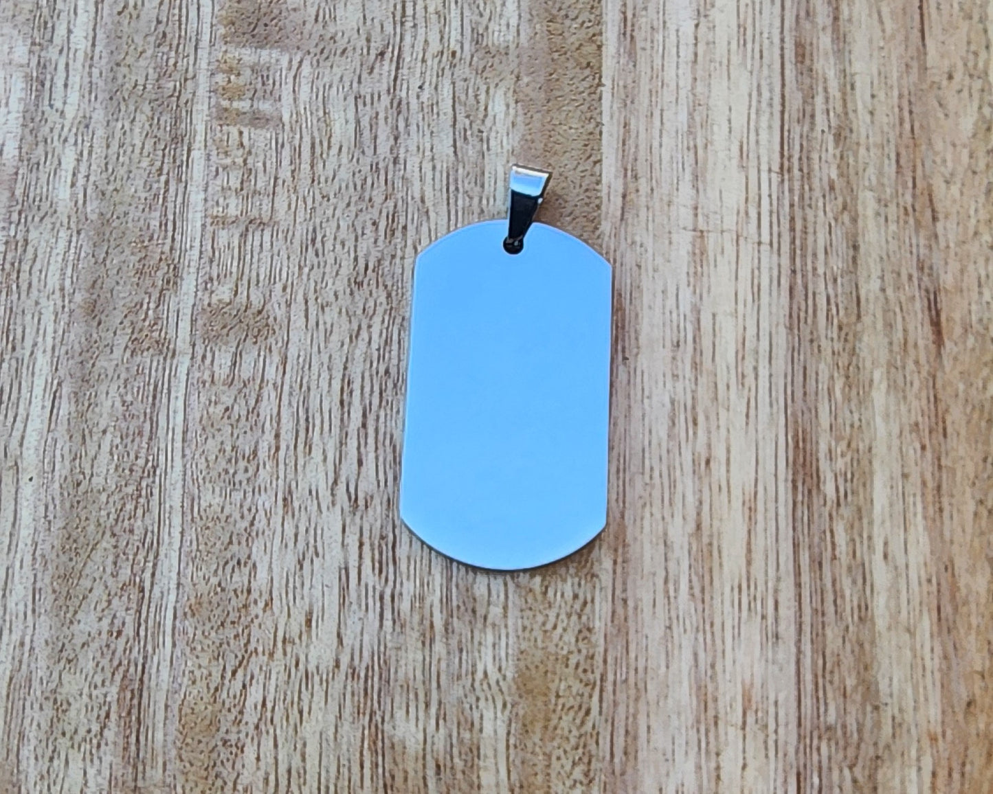 Stainless steel pendant/key ring