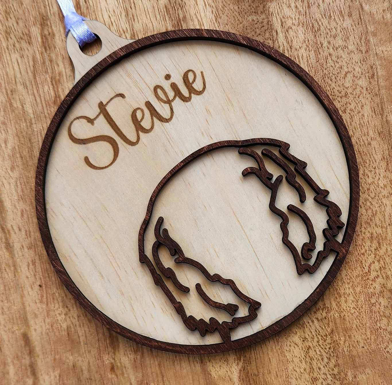 Wooden Dog ear ornaments