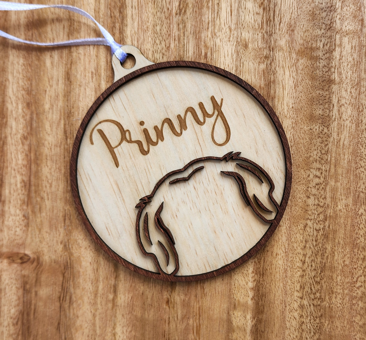 Wooden Dog ear ornaments