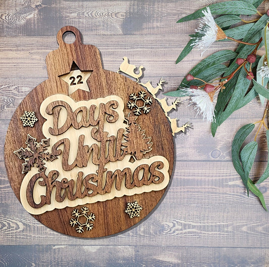 Christmas countdown dial