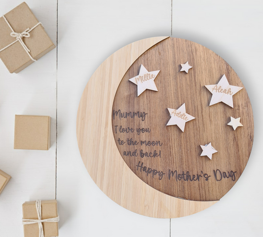 Mothers day to the moon and back
