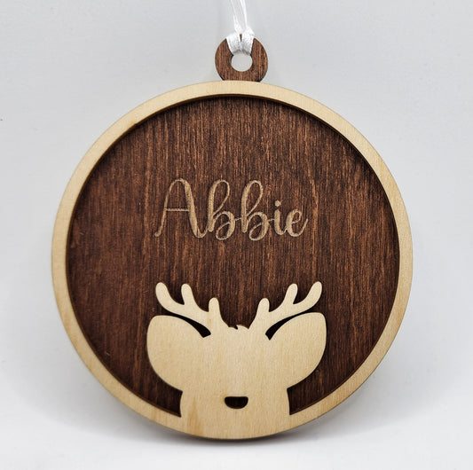 Two layered Christmas Ornament